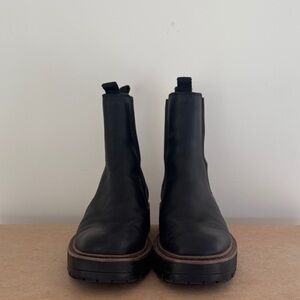 Sam Edelman Men’s Black Leather Chelsea Boots Sz 8.5